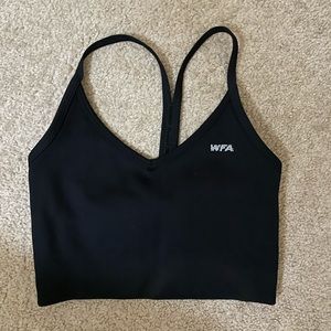 White Fox Seamless Ribbed Sports Bra